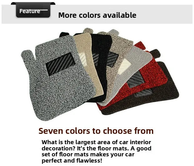 Thickened Single Piece Car Floor Mat for Driver  Universal Carpet for Front And Rear Seats Compatible with Various Car Mo...