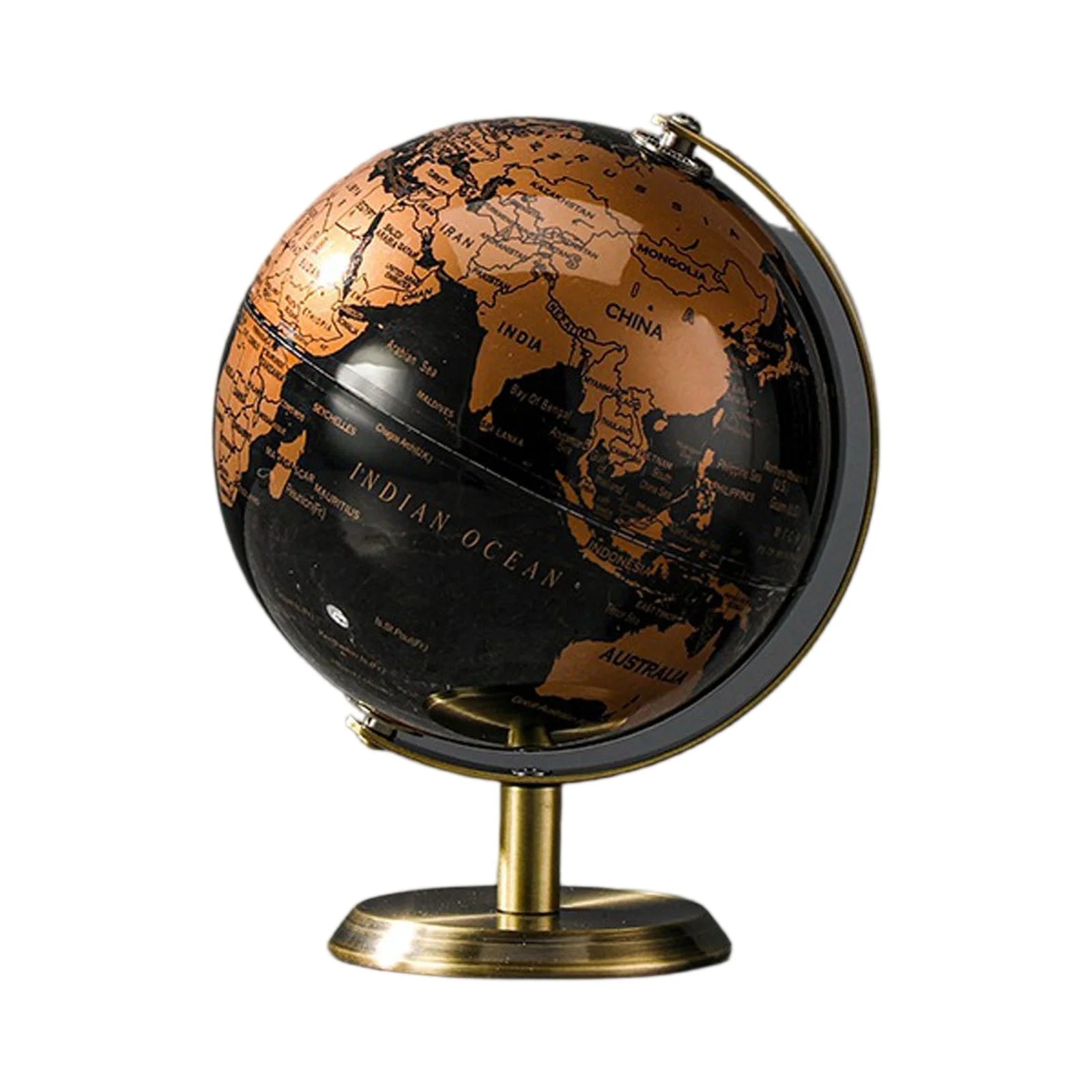 Desktop Elegant Globe Ornament Home Living Room Wine Cabinet Decorative Globe Family Exquisite Vintage Style Globe Decoration