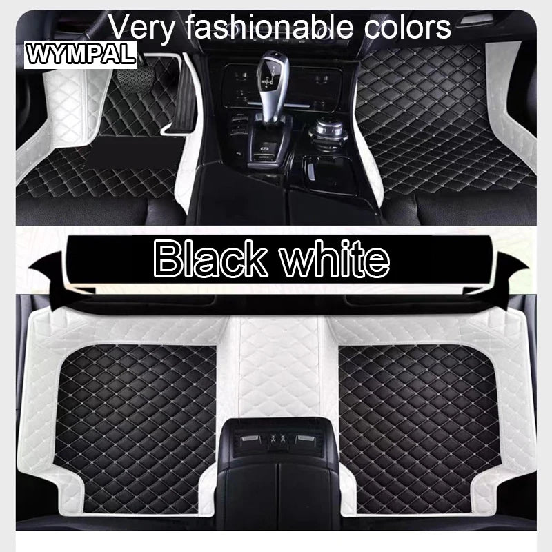 Custom Car Floor Mats for Hyundai Coupe 2004 2005 2006 – Luxury Surround Leather Carpet