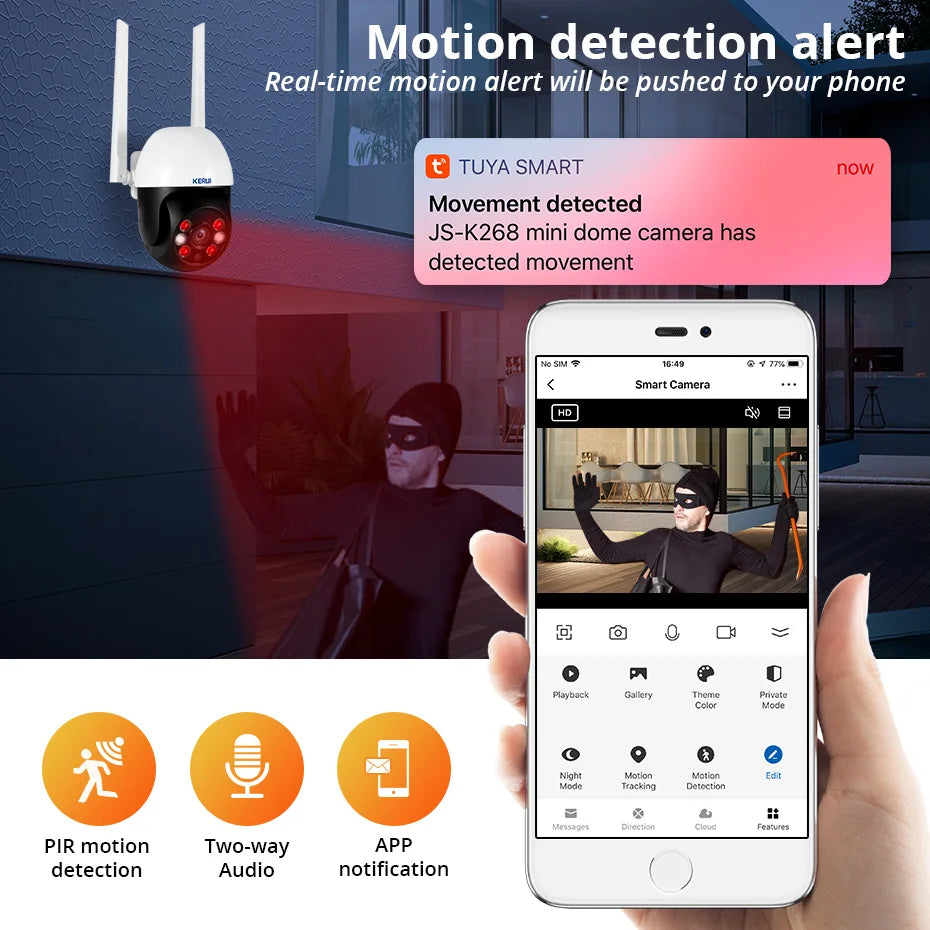 Staniot Wireless Alarm Keypad, Touch Screen PIN Code for Home Security System