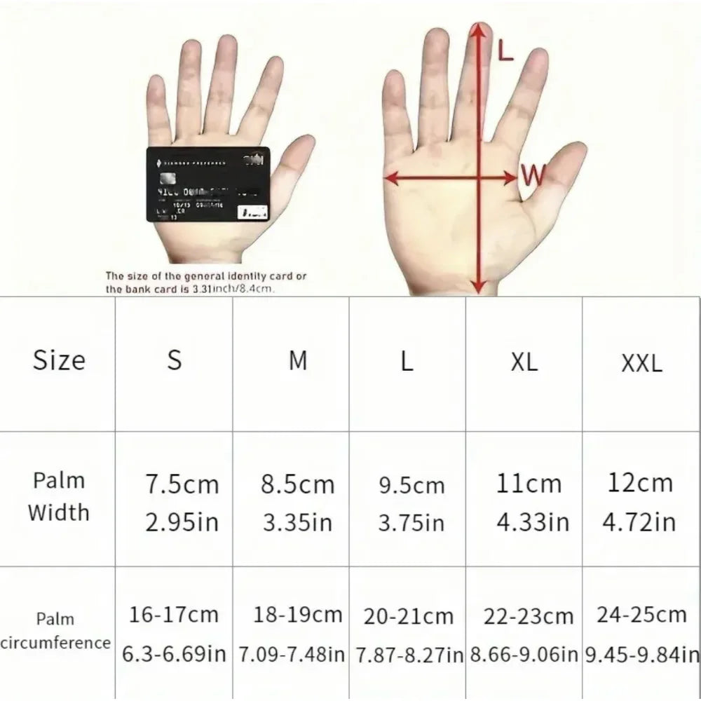 Motorcycle and bicycle gloves, outdoor sports and off-road, breathable and anti-slip, touch screen supported