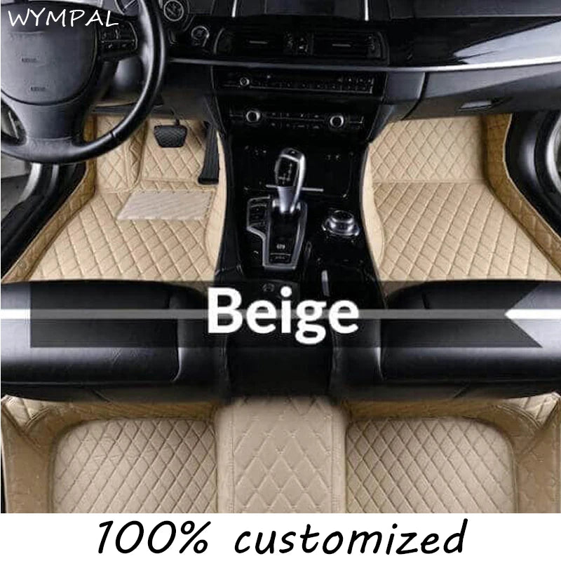 Custom Car Floor Mats for Hyundai Coupe 2004 2005 2006 – Luxury Surround Leather Carpet