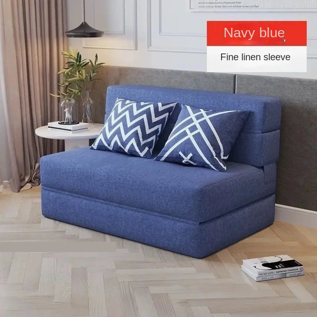 Folding Sofa Bed – Dual-Purpose Lazy Sofa with Anti-Fall Pad for Living Room & Bedroom