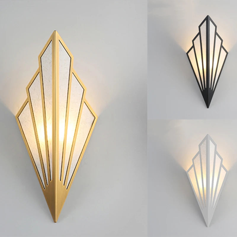 Nordic Iron Wall Lamp – LED Bedroom, Bathroom & Mirror Light