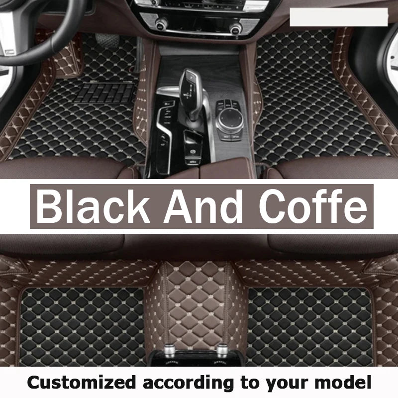 Custom Luxury Leather Floor Mats for Ford Focus 3 MK3 2014-2017 – Full Coverage