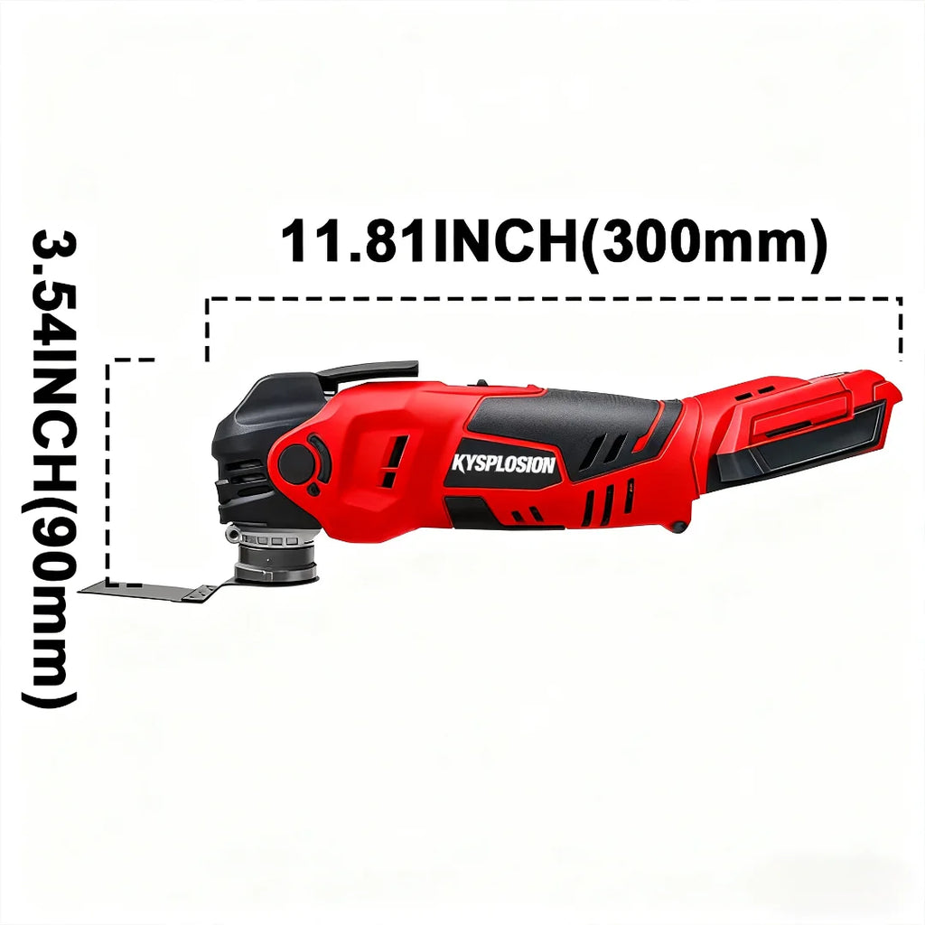 Milwaukee M18 Compatible Brushless Oscillating Tool – 5-Speed, LED