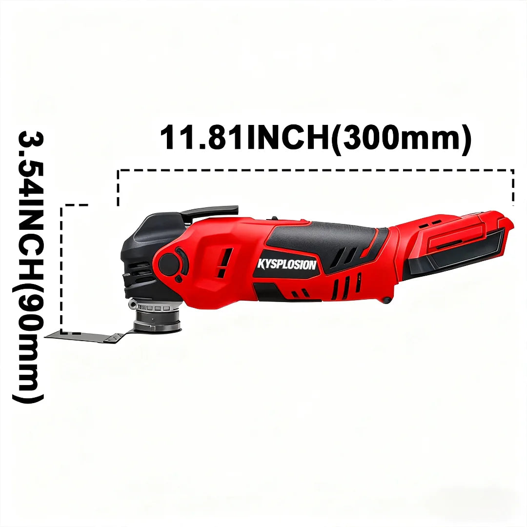 Milwaukee M18 Compatible Brushless Oscillating Tool – 5-Speed, LED