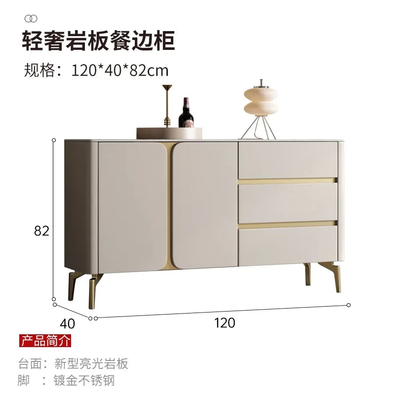 Premium Minimalist Display Cabinet – Light Luxury Living Room Storage