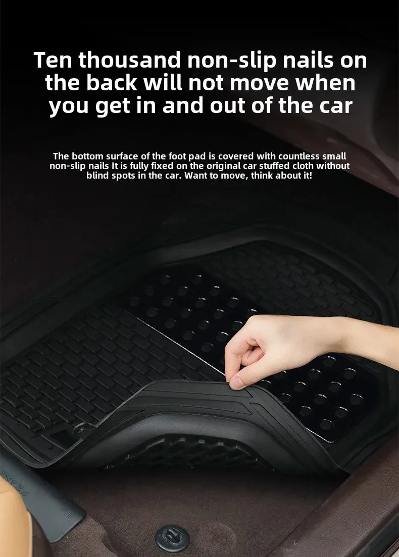 All Season Universal Rubber Auto Floor Mats Car Waterproof Carpet Mats Vehicles Interior Floor Protective mats For Automobiles