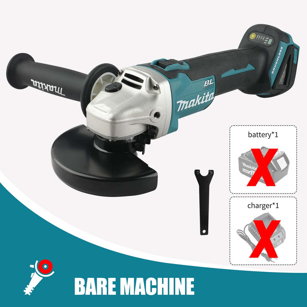 Makita DGA406 Brushless Angle Grinder – 100mm / 125mm