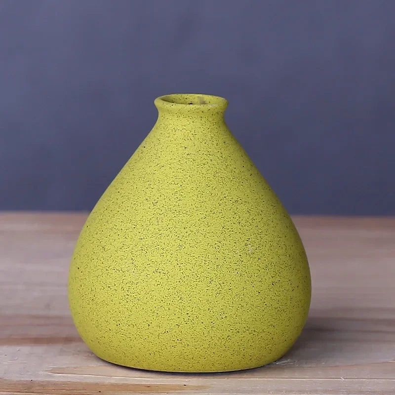 New Vases Ceramic Handicrafts Ornaments Home and Living Room Decorations Colorful Creative Dry and Wet Small Insertions Vases