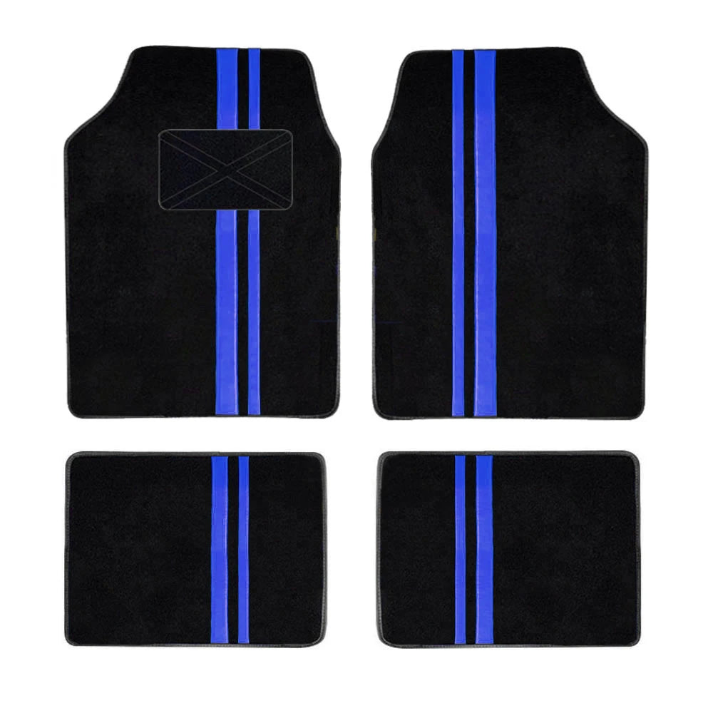 4-Piece Universal Car Floor Mats – Waterproof PU Leather Auto Foot Pad Protectors