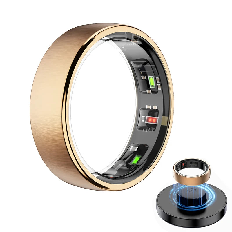 R10 Smart Ring – Wireless Charging, Multi-Sport Tracker, Activity Modes for Android & iOS