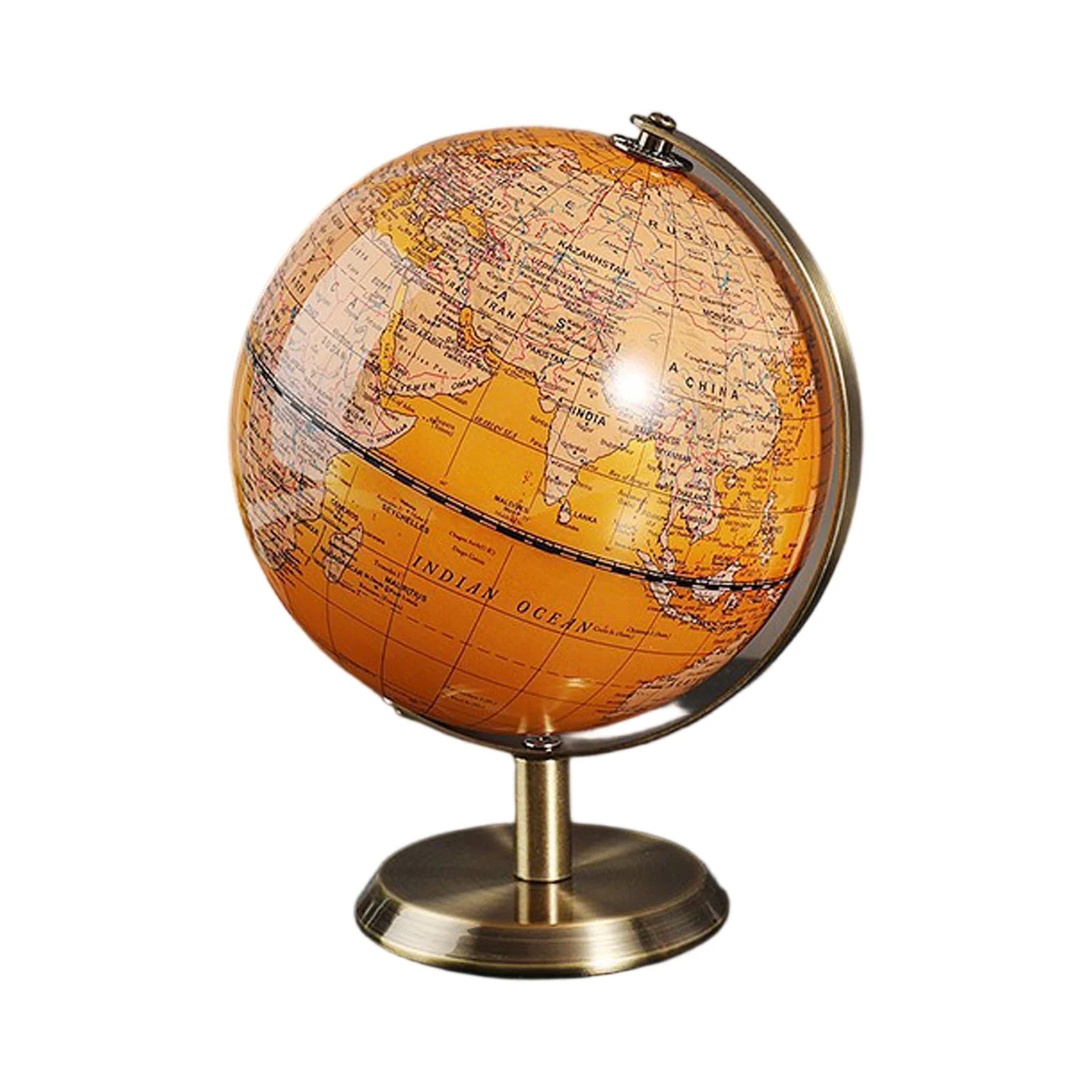 Desktop Elegant Globe Ornament Home Living Room Wine Cabinet Decorative Globe Family Exquisite Vintage Style Globe Decoration