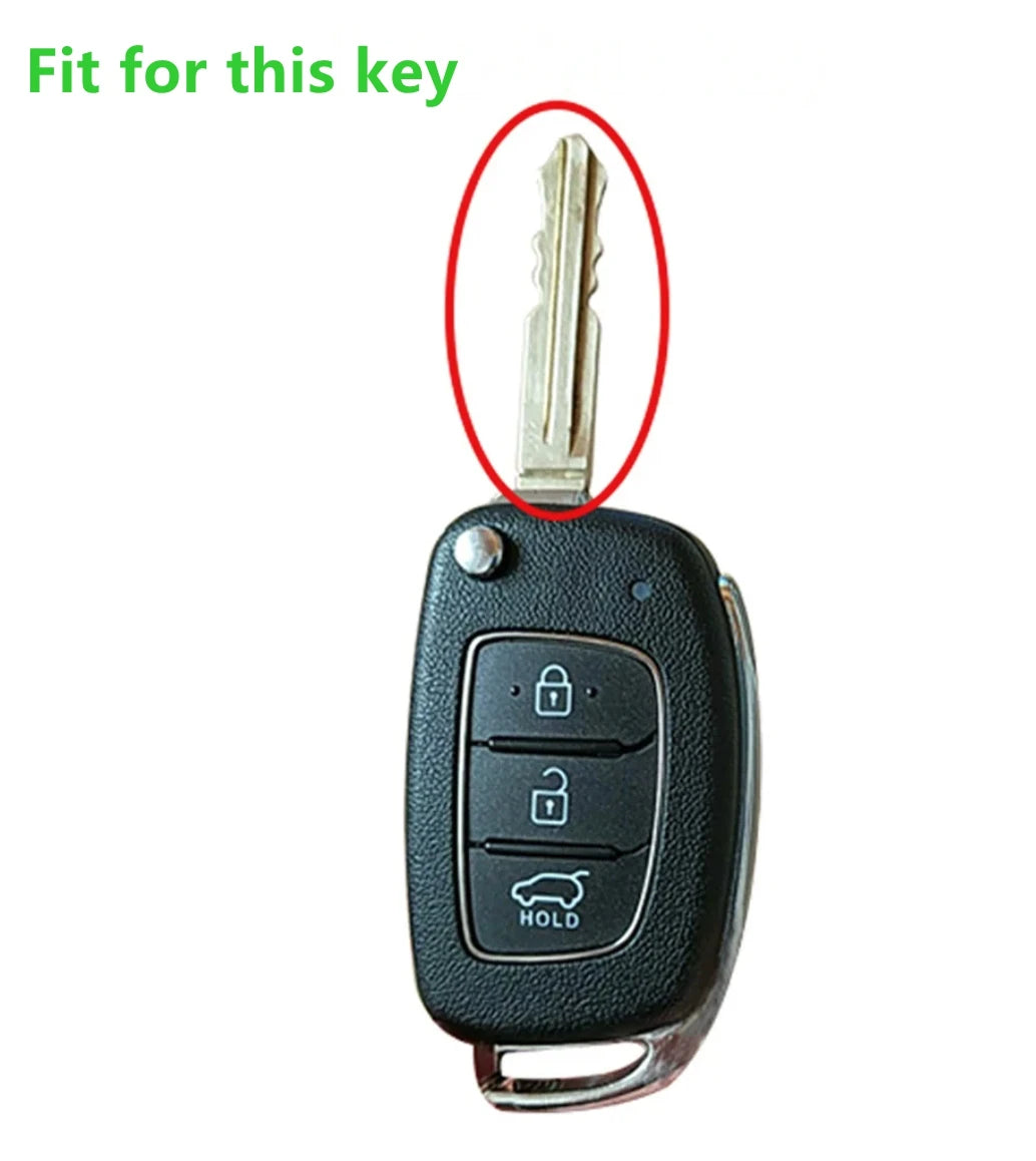 Car Accessories Key Case Cover Holder For Hyundai Creta I20 Tucson Elantra Santa fe 2016 2017 2018 Flip Key Protective