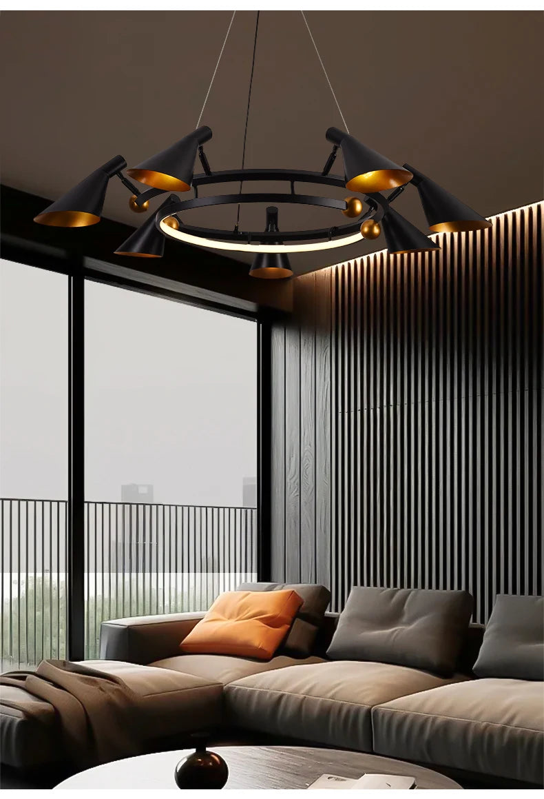 Postmodern Nordic living room, restaurant, bedroom, study, bar, cafe, hotel, new creative art design lamps