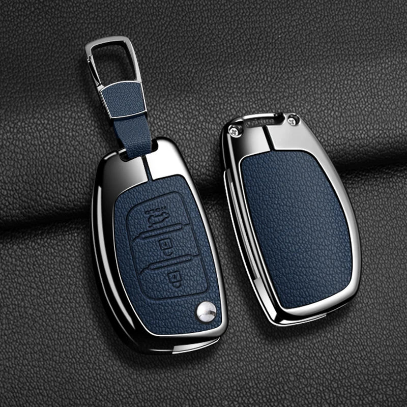 Car Accessories Key Case Cover Holder For Hyundai Creta I20 Tucson Elantra Santa fe 2016 2017 2018 Flip Key Protective