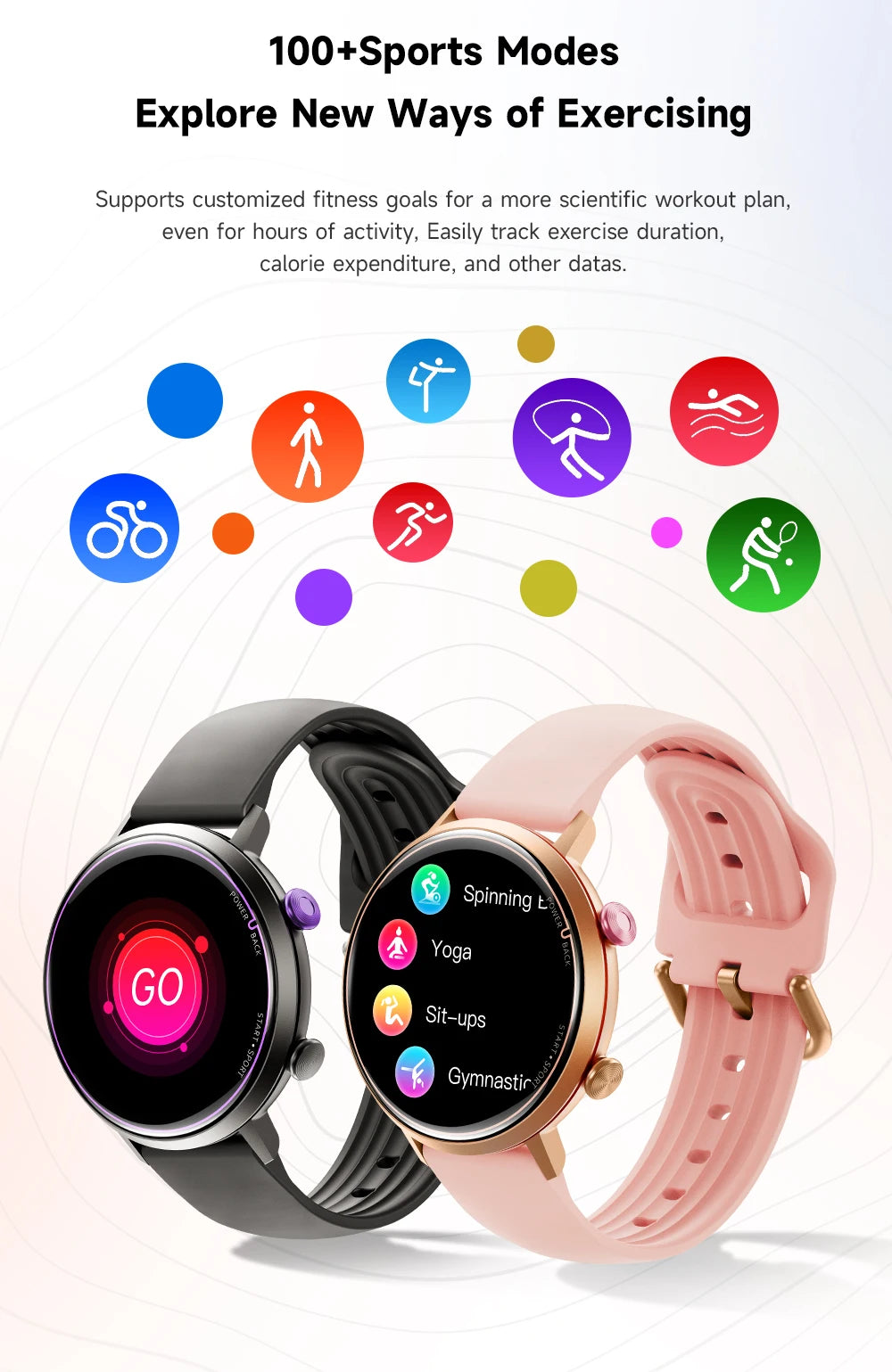 Couples Smart Watch – Matching Pair, Waterproof, Health Monitoring & Notifications