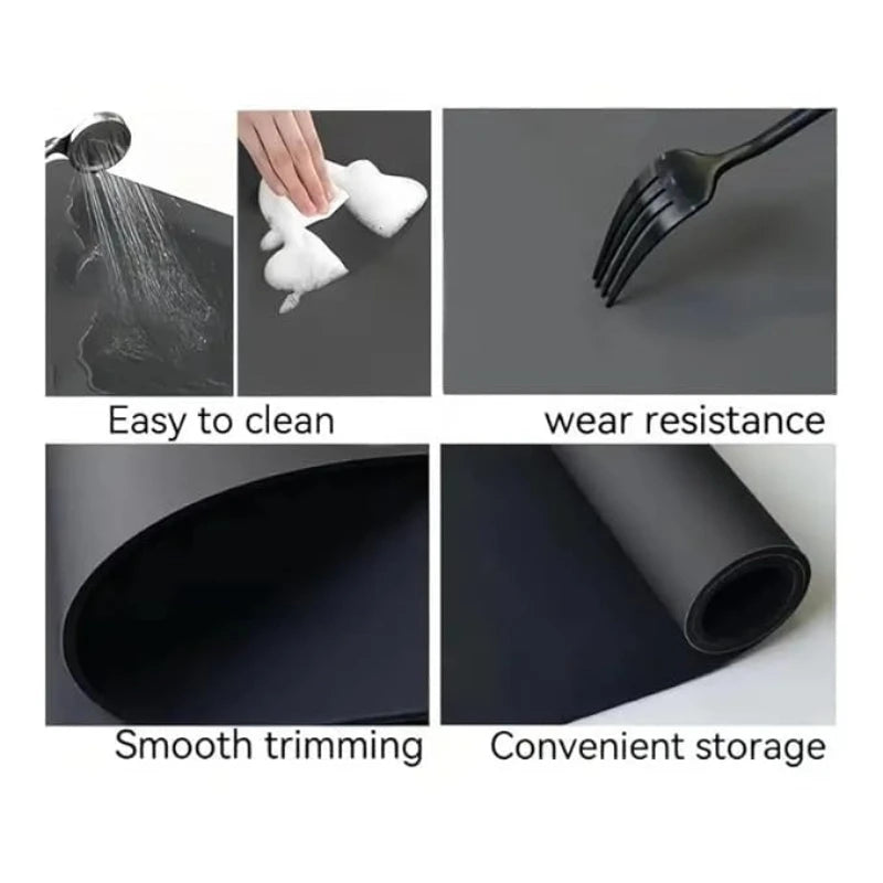 Modern Minimalist Diatomaceous Bathroom Mat Super Absorbent Non Slip Bathroom Floor Mat For Home Entrance Quick Dry Door Mat