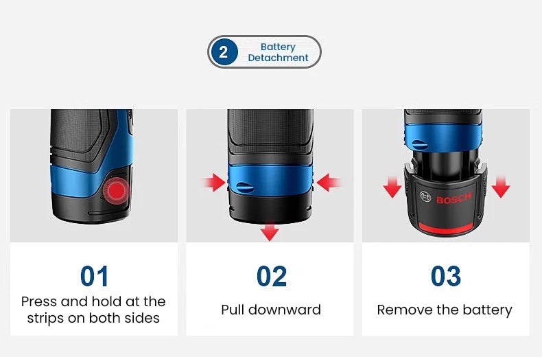 Bosch GSR120 Li 12V Cordless Screwdriver – 30Nm, 20-Level Torque