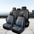 5-Seater Luxury Car PU Leather Quilted Car Seat Cover, Suitable for Car SUV Pickup, Full Surround Protectionseat Covers