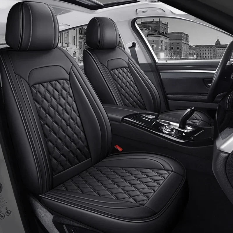 Full Coverage Universal Pu Leather Car Seat Covers for HYUNDAI Tucson Santa FE i30 i40 Veloster Creta Elantra Car Accessories