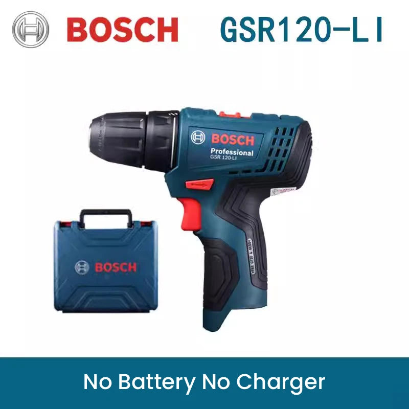 Bosch GSR120 Li 12V Cordless Screwdriver – 30Nm, 20-Level Torque