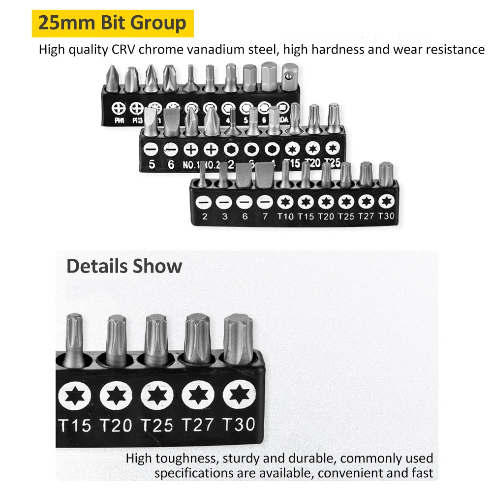 108 Piece Tool Set General House hold Hand Tool Kit with Plastic Toolbox Storage Case   Used to Car repair And home Repair