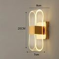 Nordic Luxury Aluminium LED Wall Lamp – Modern Bedside & Living Room Light