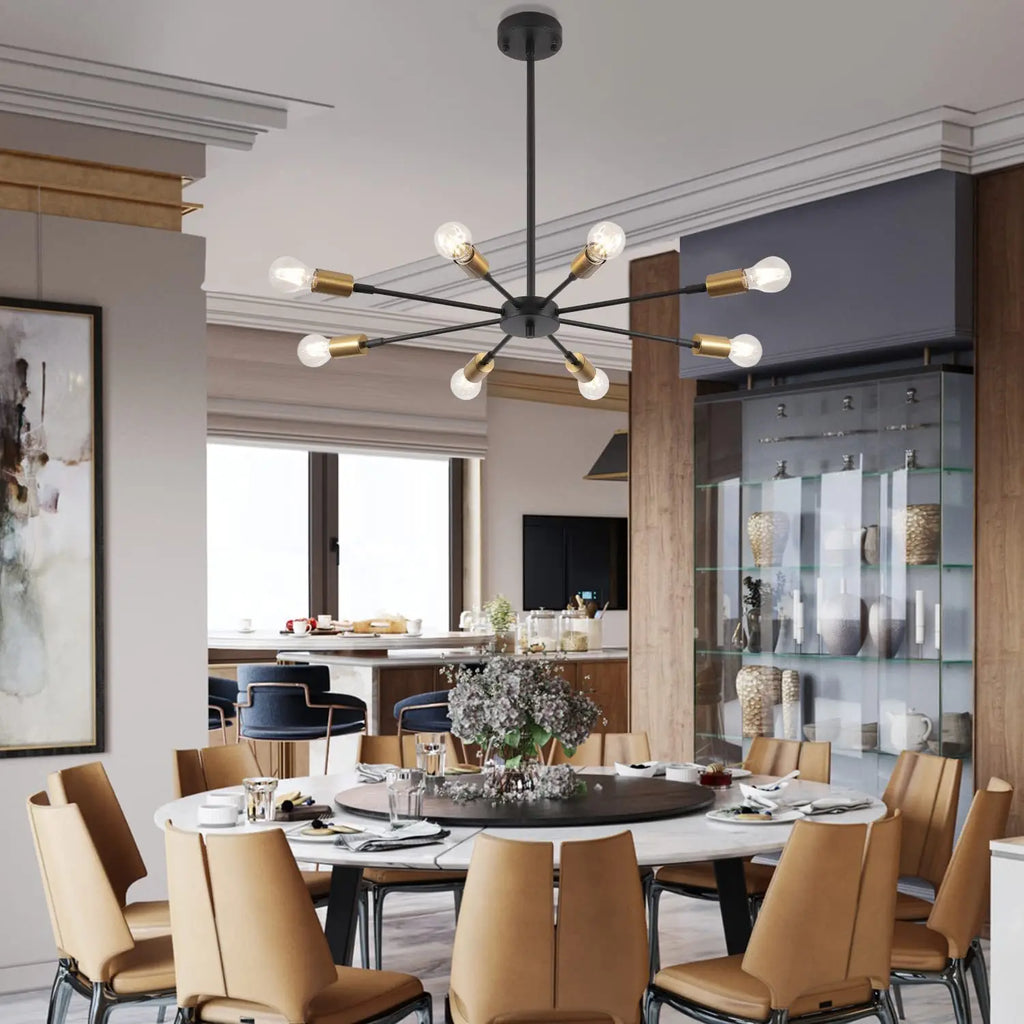 Modern E27 Ceiling Chandelier – Home Lighting for Living Room, Bedroom & Balcony