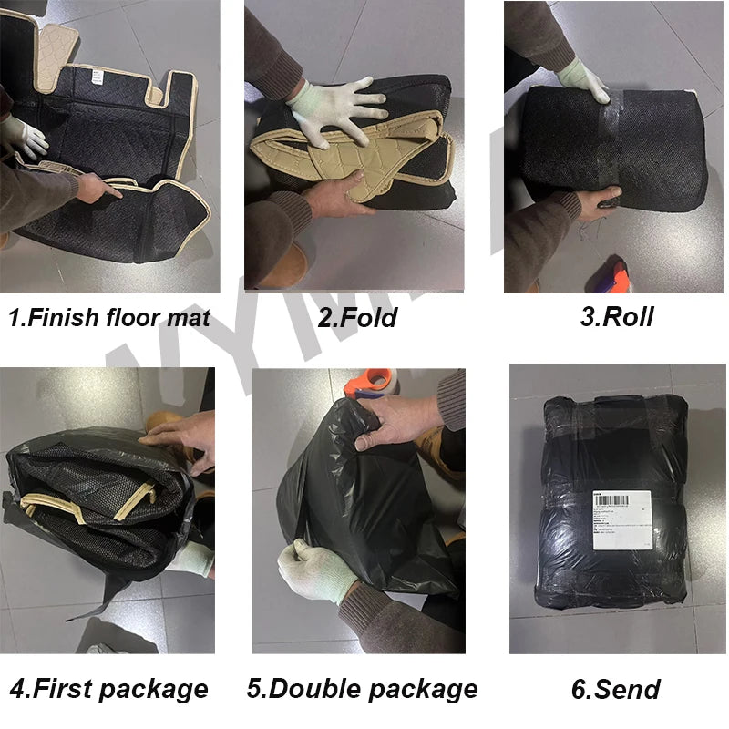 Custom Luxury Leather Car Floor Mats for Honda Civic 8th Gen 2006-2008 – Full Coverage