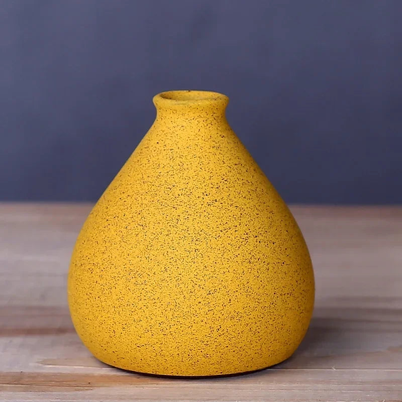 New Vases Ceramic Handicrafts Ornaments Home and Living Room Decorations Colorful Creative Dry and Wet Small Insertions Vases