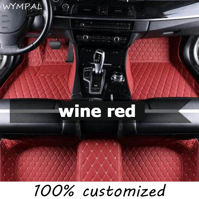 Custom Car Floor Mats for Hyundai Coupe 2004 2005 2006 – Luxury Surround Leather Carpet