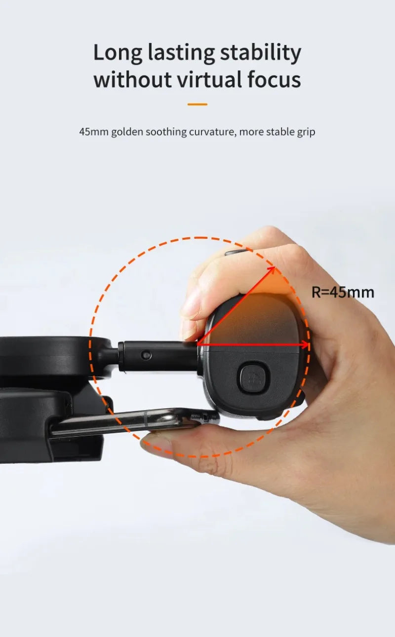 Portable Handle Mobile Camera Assistant with Bluetooth LED Selfie Light Adjustable Angle for Phone Photography Live Streaming