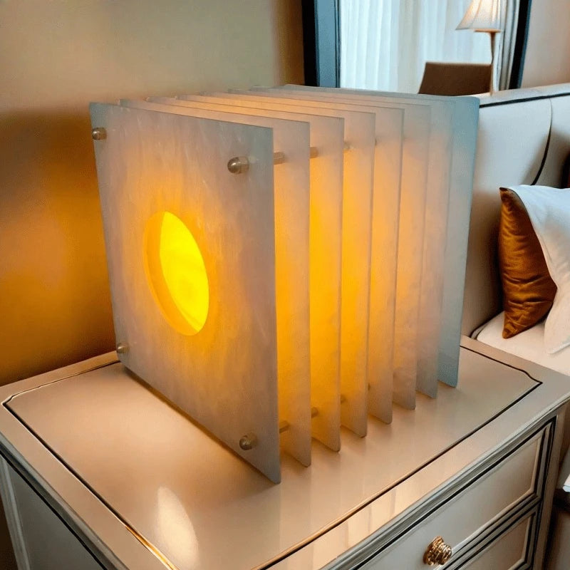 Nordic Ambient Desk & Bedroom Lamp – Artistic Atmosphere Light
