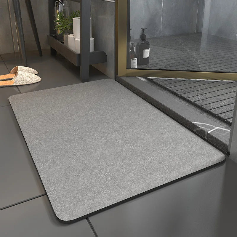 Bathroom Mats Diatomaceous Soft Mats Bathroom Quick Dry Water-absorbing Mats Toilet Non-slip Foot Mats Carpet Door Mats Bath Rug