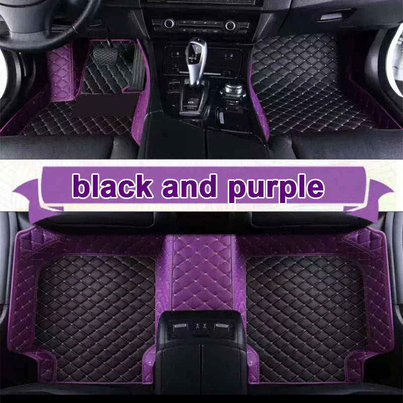 Custom Luxury Leather Car Floor Mats for Honda Civic 8th Gen 2006-2008 – Full Coverage