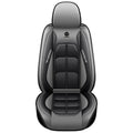 1pc Premium PU Leather Universal Fit Car Seat Cover All-Season Protector Mat with Soft Cushion Full Package Seat Cover