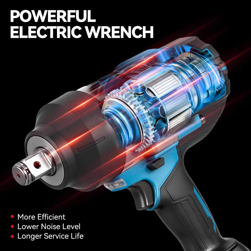 ONEVAN 4000W Brushless Impact Wrench – 3500Nm, 3/4" Drive, Makita