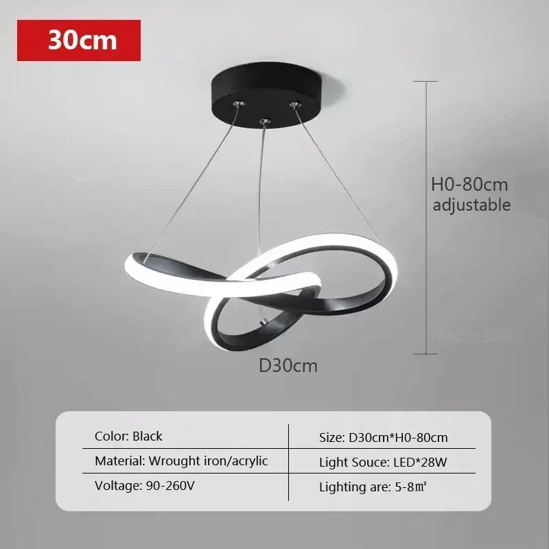 Nordic LED Ceiling Pendant Lamp – Dining Room, Bedroom & Living Room