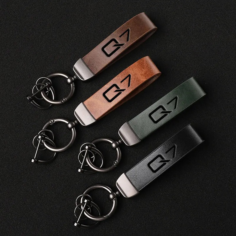 For Audi Q7 car Accessories Car Key Ring Holder Jewelry Custom Gift