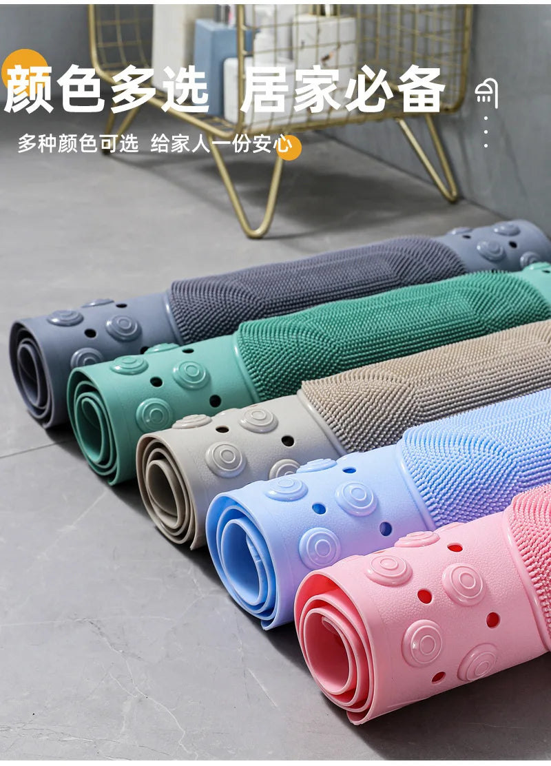 Household Bathroom Non-slip Toilet Floor Mat Toilet Anti-drop Mat Bathtub Massage Mat