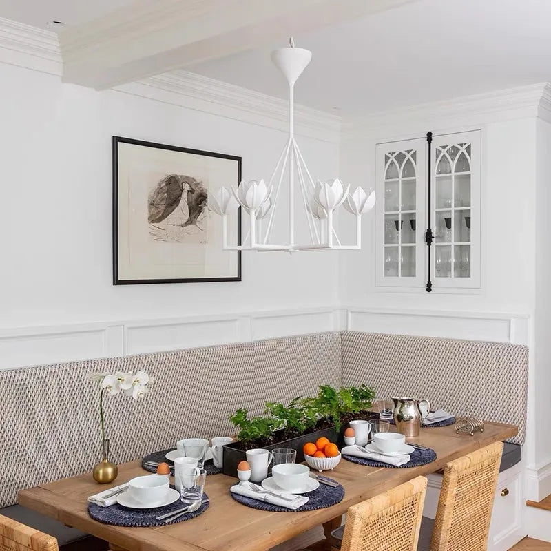 French & American Style Chandelier – Luxury Ceiling Light for Living Room & Staircase