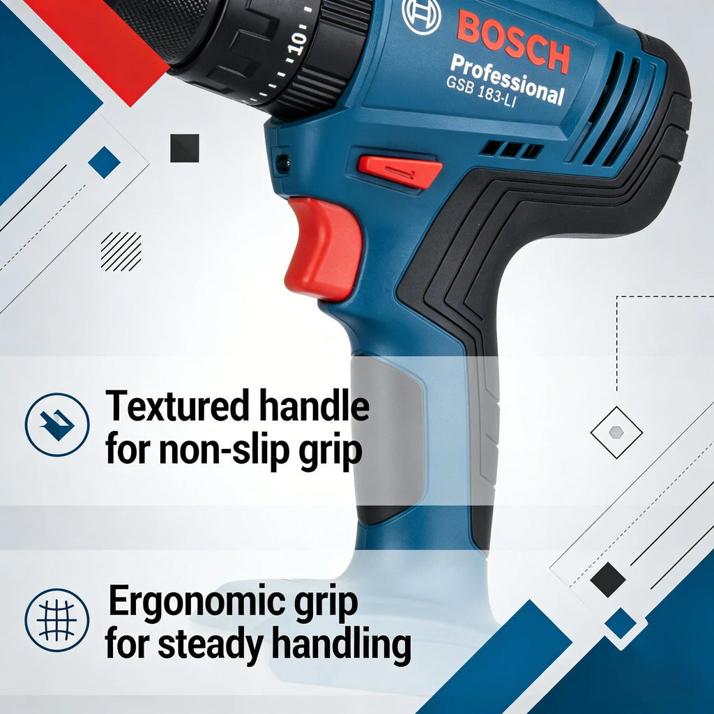 Bosch GSB183-LI Cordless Brushless Impact Drill – 56Nm