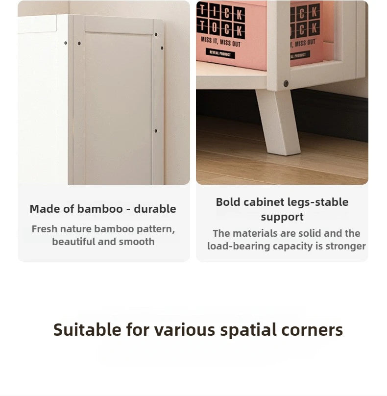 Corner Storage Cabinet – Triangle Wall & Floor Locker for Living Room & Bedroom