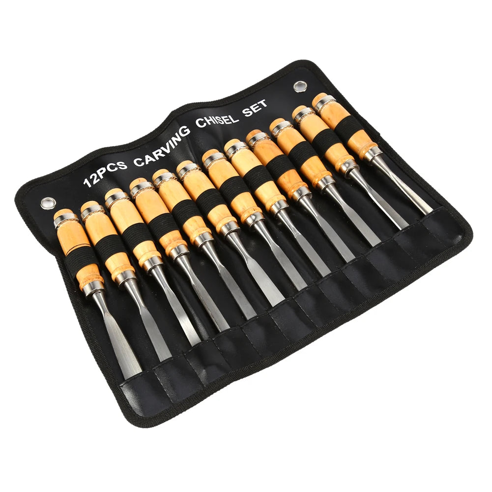 Wood Carving Hand Chisel Set Woodworking Professional Lathe Gouges Tools Wood Carving Tools Wood Hand Chisels Hand Chisels