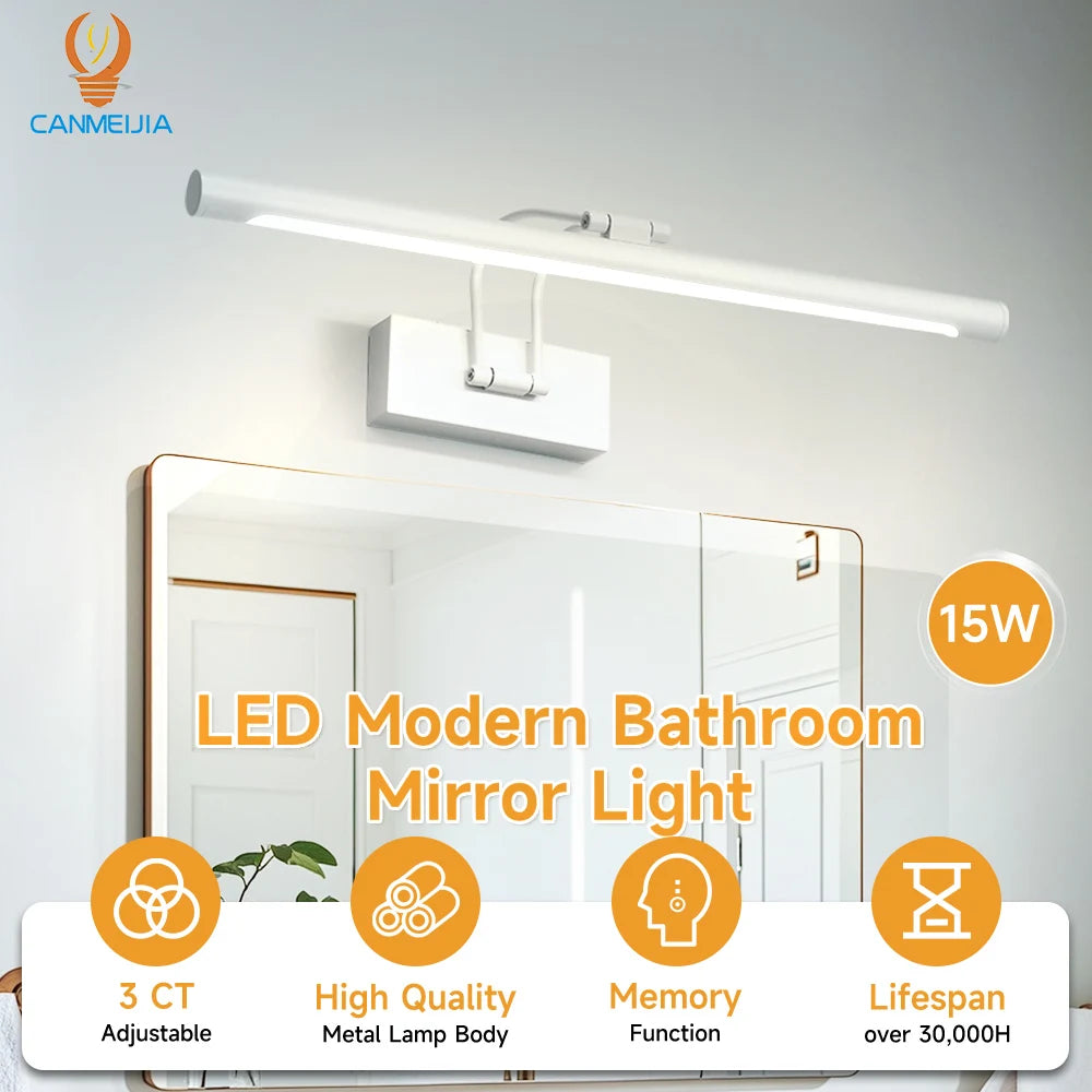 Wall Lamp Bathroom Mirror Light Led Waterproof For Make-up Modern Home Decoration Indoor Vanity Mirror Lamp Wash Basin Lighting
