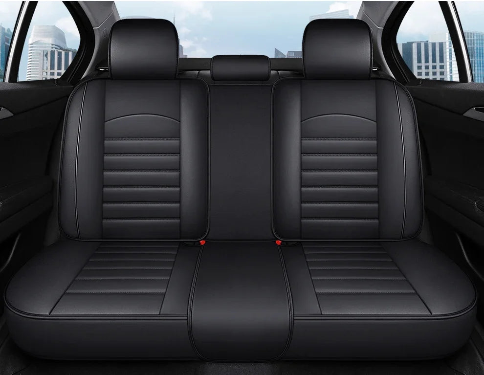 Full Coverage Pu Leather Car Seat Covers for HYUNDAI Tucson Santa FE i30 i40 Veloster Creta Elantra Car Accessories
