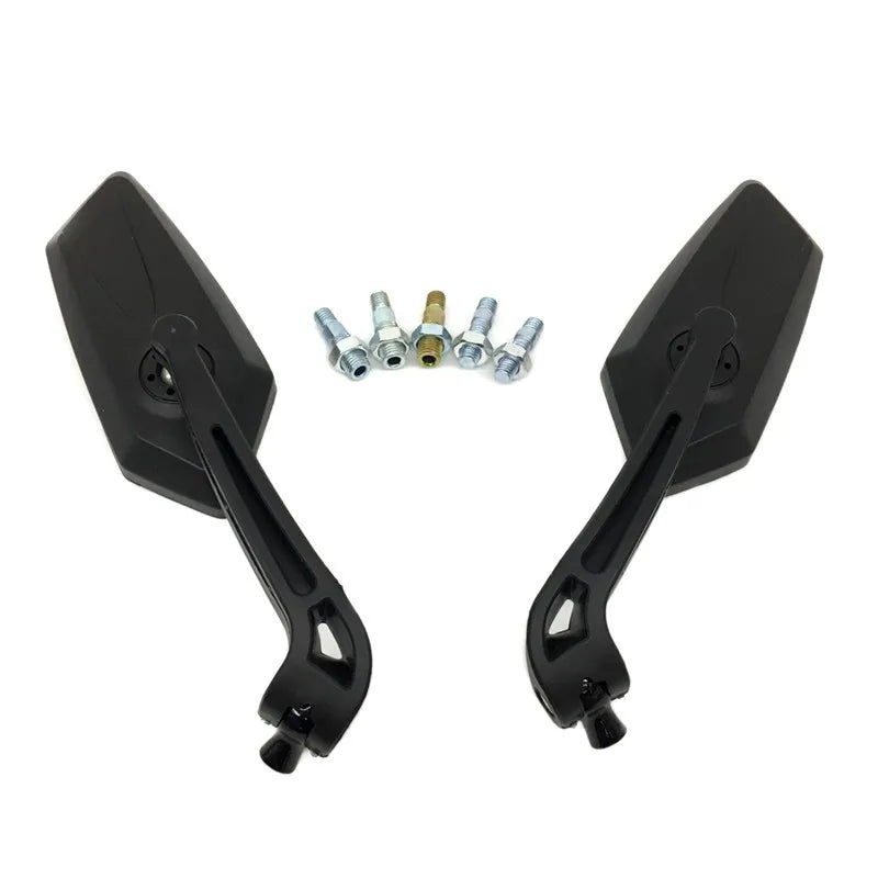 Motorcycle Universal 8mm 10mm KOSO Mirror Scooter E-Bike Cafe Racer Retro Rearview Mirrors Electrombile HD Vision Side Mirror