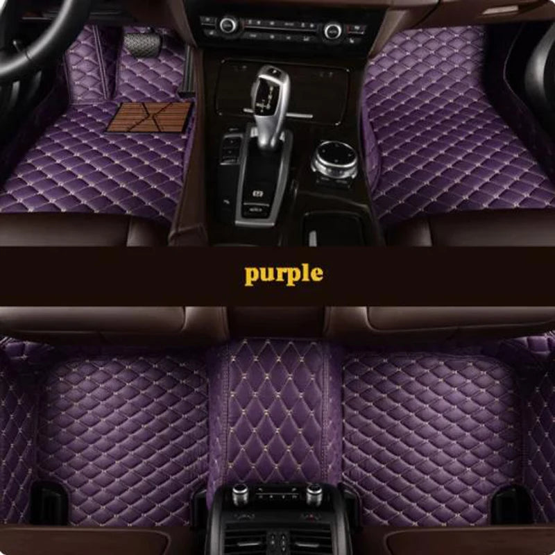 Luxury Leather Car Floor Mats for Hyundai Sonata DN8 MK8 2020-2022 – Full Set